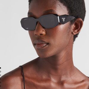 Prada Sleek Black Sunglasses
